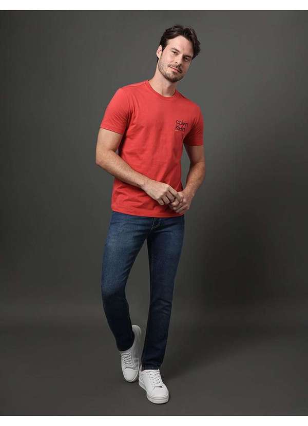 Calvin Klein Jeans - Calça Jeans Masculina Skinny 5 Pockets Calvin Klein - Marinho Azul