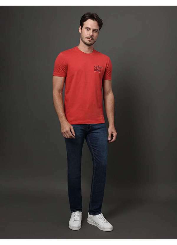 Calvin Klein Jeans - Calça Jeans Masculina Skinny 5 Pockets Calvin Klein - Marinho Azul 2