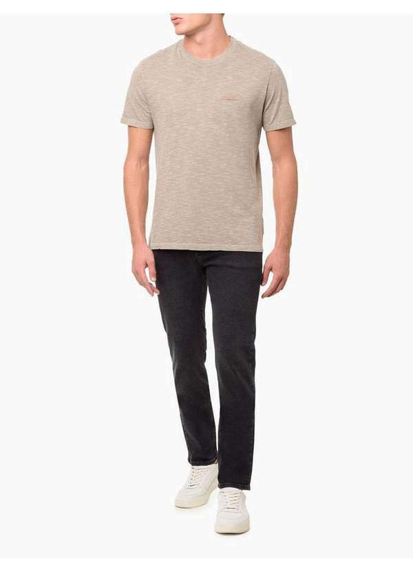 Calvin Klein Jeans - Calça Jeans Masculina Slim 5 Pockets - Preto Preto