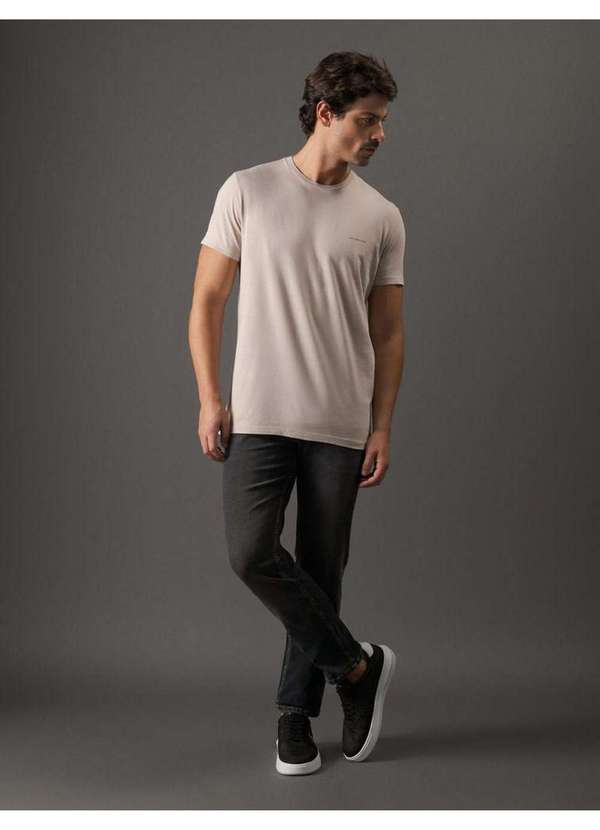 Calvin Klein Jeans - Calça Jeans Masculina Slim 5 Pockets Black Calvin Klein Jeans - P Preto 2