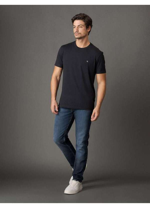 Calvin Klein Jeans - Calça Jeans Masculina Slim 5 Pockets Calvin Klein Jeans - Marinho Azul 2