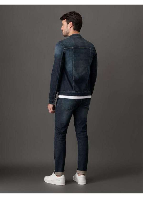 Calvin Klein Jeans - Calça Jeans Masculina Slim 5 Pockets Calvin Klein - Marinho Azul 2