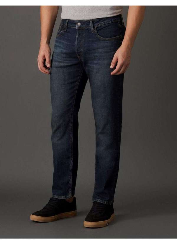 Calvin Klein Jeans - Calça Jeans Masculina Slim Premium Wash Calvin Klein Jeans - Mari Azul