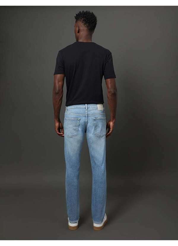 Calvin Klein Jeans - Calça Jeans Masculina Super Skinny 5 Pockets Calvin Klein Jeans - Azul