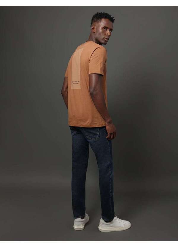Calvin Klein Jeans - Calça Jeans Masculina Super Skinny Premium Wash Calvin Klein Jean Azul