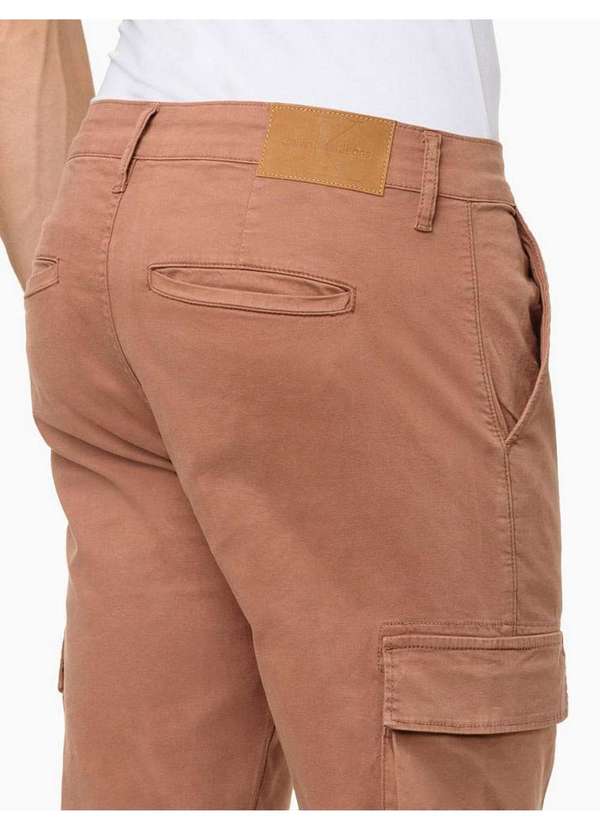 Calvin Klein Jeans - Calça Masculina Color New Skinny Calvin Klein Jeans - Caqui Medio Bege