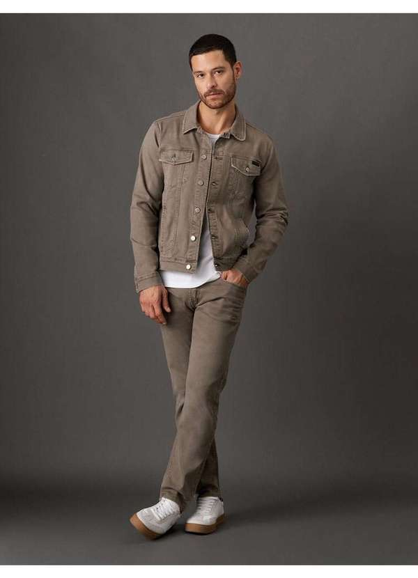 Calvin Klein Jeans - Calça Masculina Color Slim Calvin Klein Jeans - Caqui Medio Bege 3