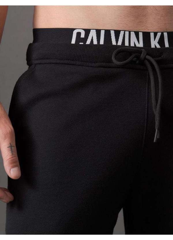 Calvin Klein Jeans - Calça Masculina Jogger Intense Texture Calvin Klein Underwear - P Preto