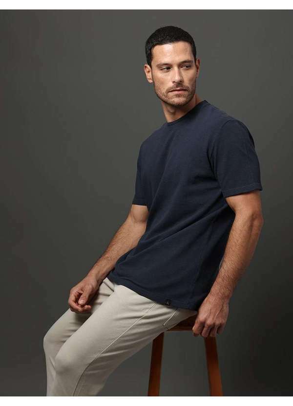 Calvin Klein Jeans - Calça Masculina Slim 5 Pockets Calvin Klein Jeans - Caqui Claro Bege 3