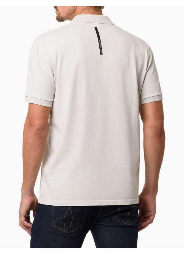 Calvin Klein Jeans - Polo Masculina Micrologo Registered Calvin Klein Jeans - Areia Bege 2