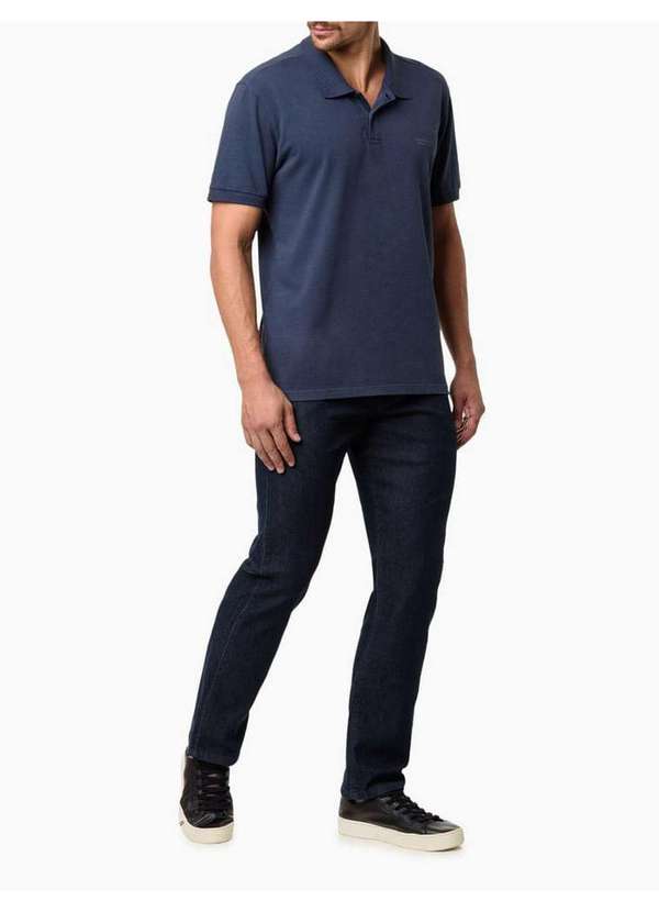 Calvin Klein Jeans - Polo Masculina Micrologo Registered Calvin Klein Jeans - Marinho Azul 2