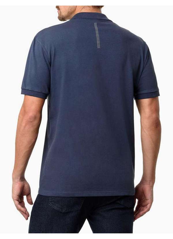 Calvin Klein Jeans - Polo Masculina Micrologo Registered Calvin Klein Jeans - Marinho Azul 3