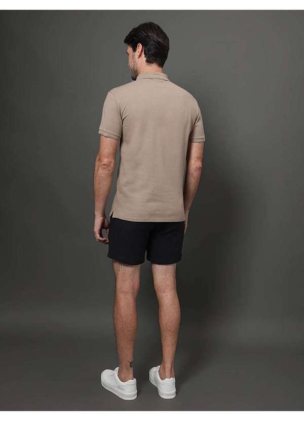 Calvin Klein Jeans - Polo Masculina Premium Calvin Klein - Caqui Medio Bege 5