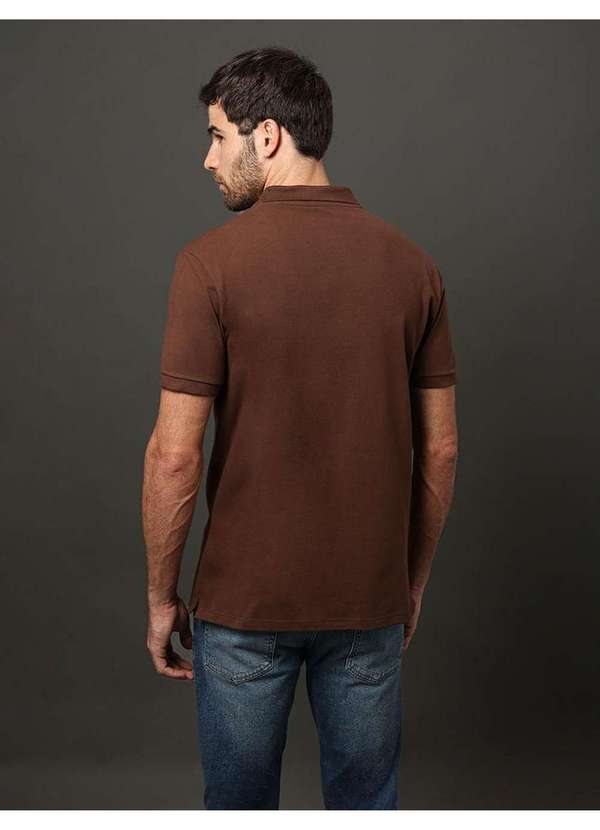 Calvin Klein Jeans - Polo Masculina Premium Calvin Klein Jeans - Marrom Marrom 4