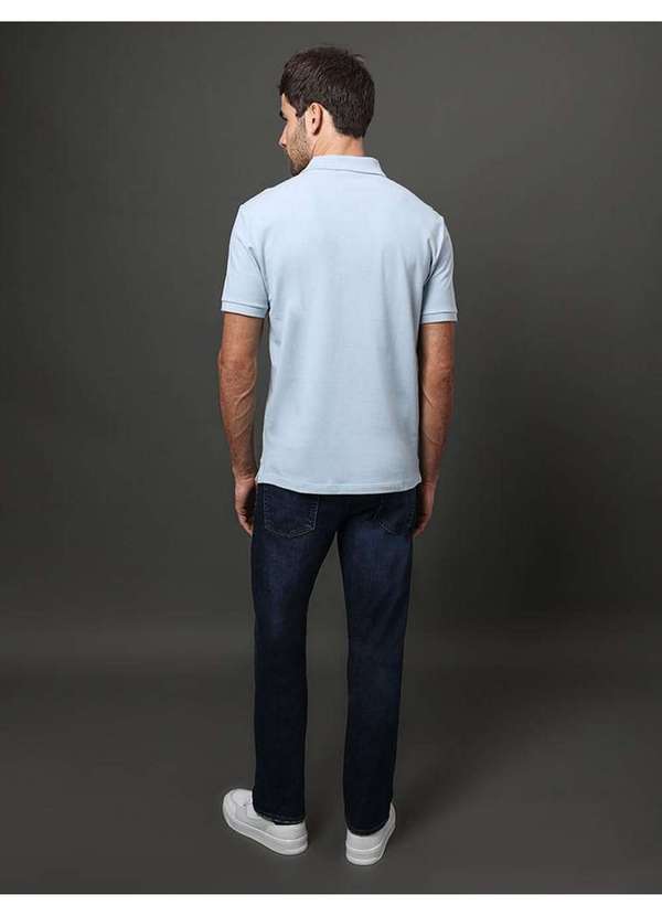 Calvin Klein Jeans - Polo Masculina Regular sem Friso Calvin Klein - Azul Claro Azul 2