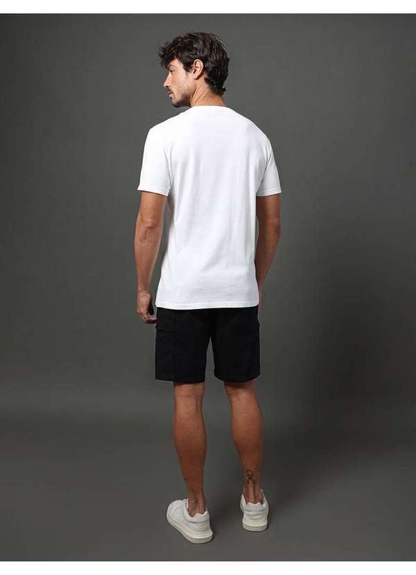 Calvin Klein Jeans - Camiseta Masculina All Calvin Klein Jeans - Branco Branco 3