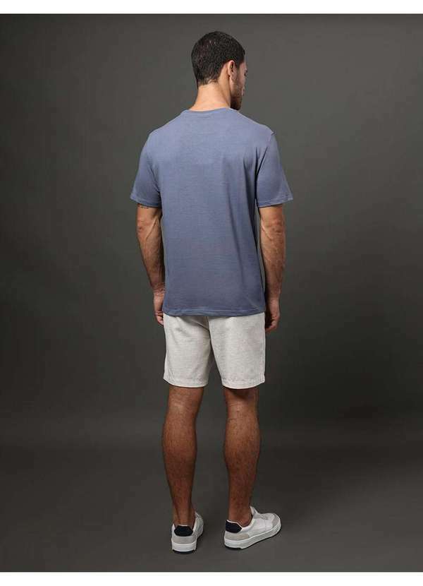 Calvin Klein Jeans - Camiseta Masculina Básica Smooth Cotton Calvin Klein Jeans - Cinz Cinza