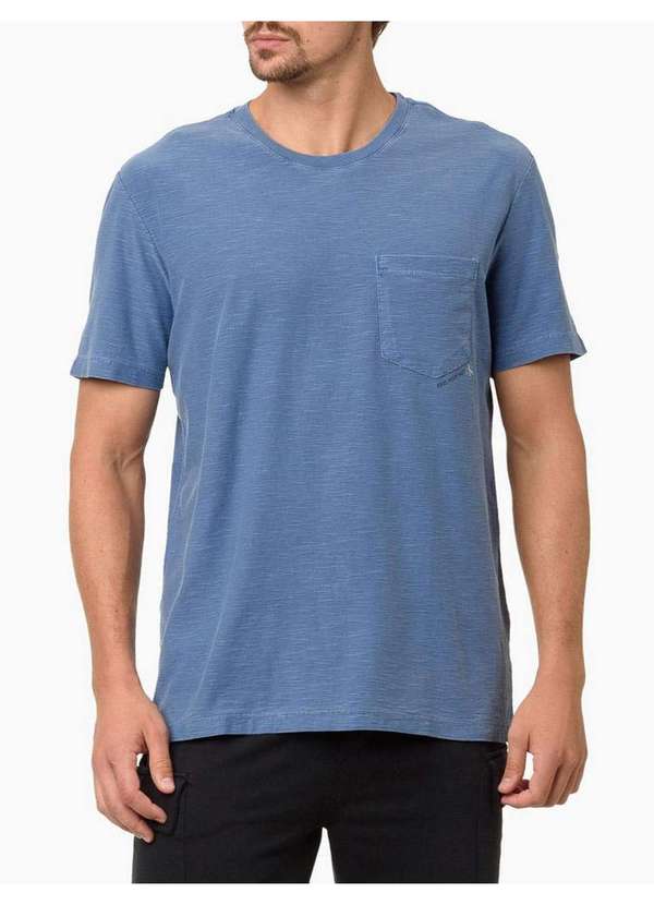 Calvin Klein Jeans - Camiseta Masculina Find Your Path - Indigo Azul 2