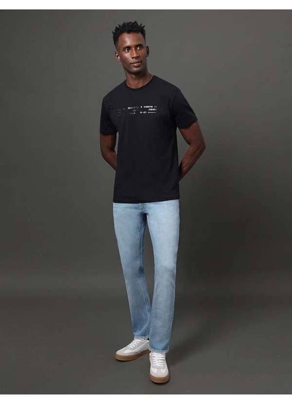 Calvin Klein Jeans - Camiseta Masculina Keep Going Calvin Klein Jeans - Preto Preto 3