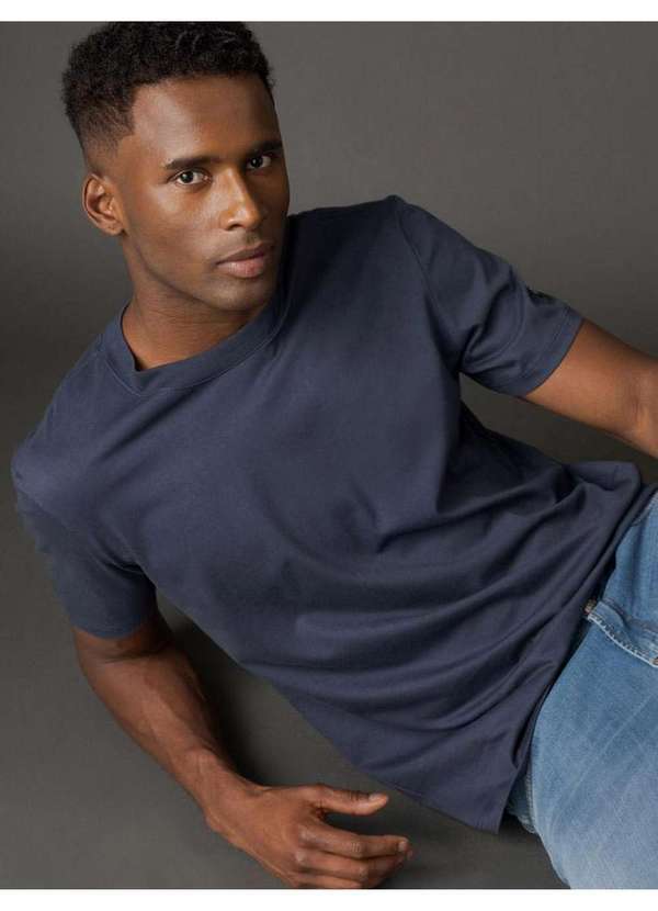 Calvin Klein Jeans - Camiseta Masculina Manga Curta Patch Calvin Klein Jeans - Marinho Azul 3