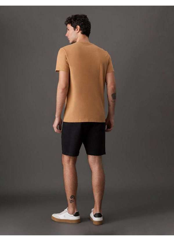 Calvin Klein Jeans - Camiseta Masculina New York Frames Calvin Klein Jeans - Havana Marrom