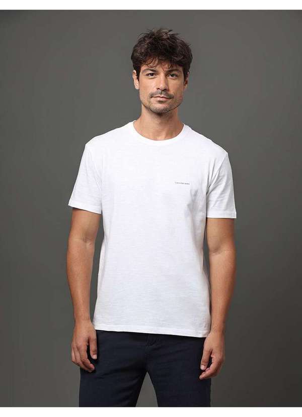 Calvin Klein Jeans - Camiseta Masculina no Boundaries Calvin Klein Jeans - Branco Branco