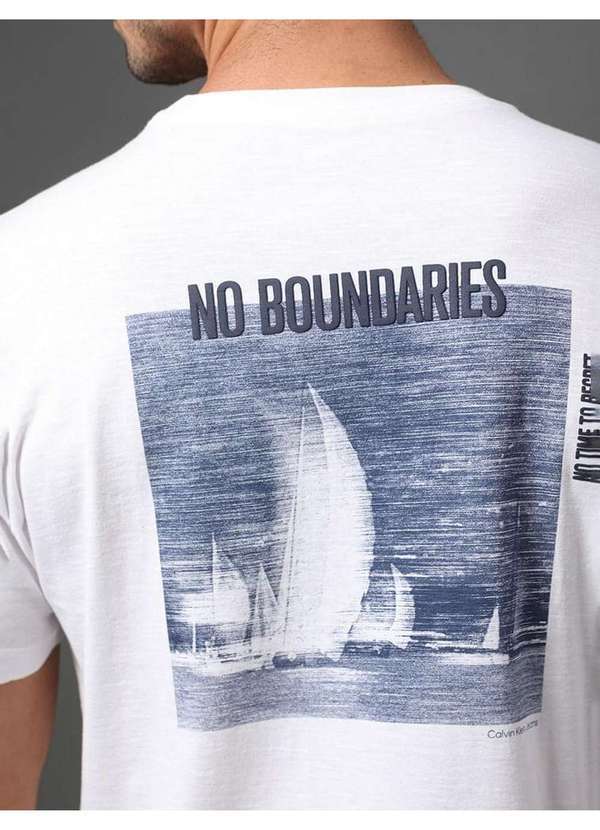 Calvin Klein Jeans - Camiseta Masculina no Boundaries Calvin Klein Jeans - Branco Branco 4
