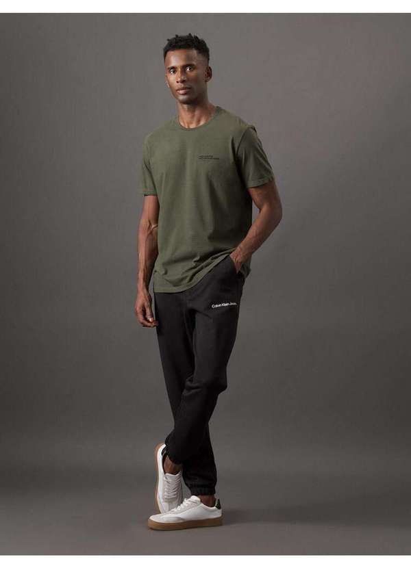 Calvin Klein Jeans - Camiseta Masculina no Maps Calvin Klein Jeans - Militar Verde 3