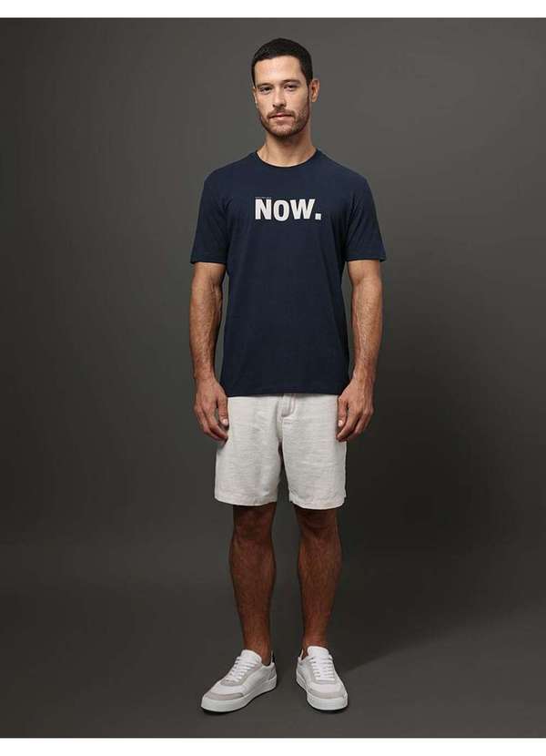 Calvin Klein Jeans - Camiseta Masculina Now Calvin Klein Jeans - Marinho Azul 5