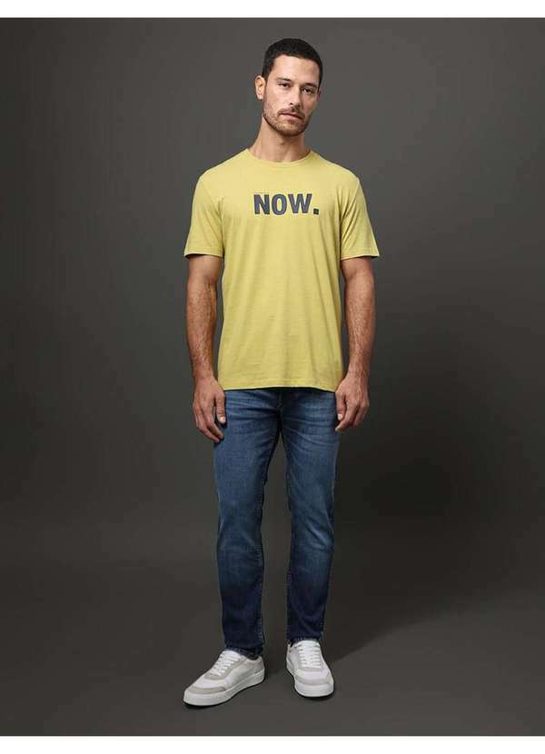 Calvin Klein Jeans - Camiseta Masculina Now Calvin Klein Jeans - Verde 2