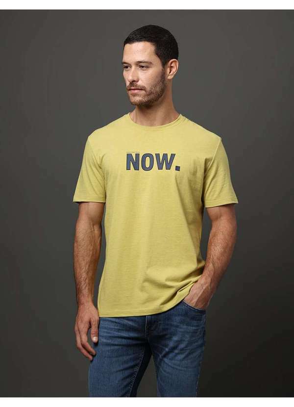 Calvin Klein Jeans - Camiseta Masculina Now Calvin Klein Jeans - Verde 5