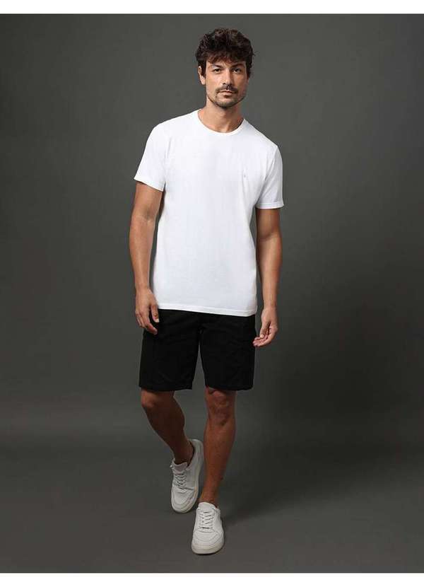 Calvin Klein Jeans - Camiseta Masculina Outdoor Sports Calvin Klein Jeans - Branco Branco