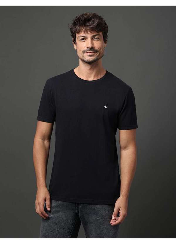 Calvin Klein Jeans - Camiseta Masculina Outdoor Sports Calvin Klein Jeans - Preto Preto