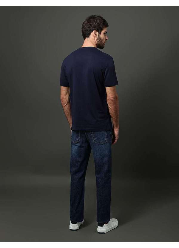 Calvin Klein Jeans - Camiseta Masculina Pima Calvin Klein Jeans - Marinho Azul 3