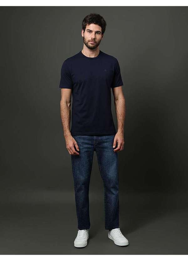 Calvin Klein Jeans - Camiseta Masculina Pima Calvin Klein Jeans - Marinho Azul 2