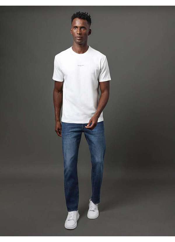 Calvin Klein Jeans - Camiseta Masculina Push Your Limits Calvin Klein Jeans - Off Whit Branco 3