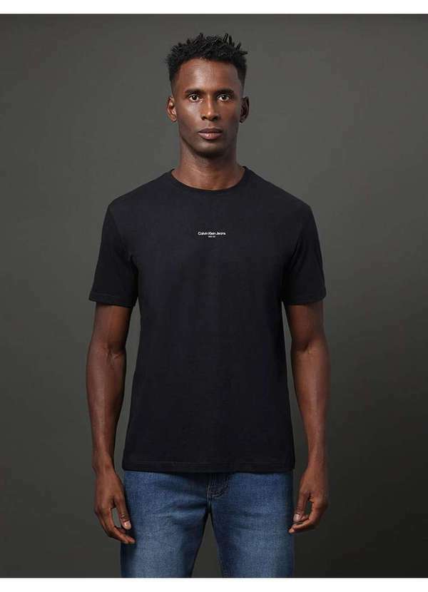 Calvin Klein Jeans - Camiseta Masculina Push Your Limits Calvin Klein Jeans - Preto Preto