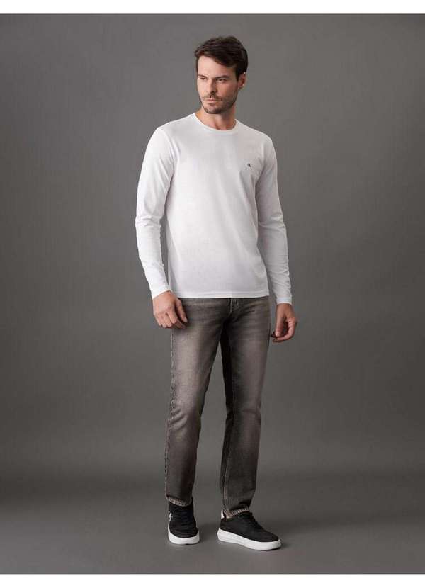 Calvin Klein Jeans - Camiseta Masculina Rubber Patch Calvin Klein Jeans - Branco 2 Branco