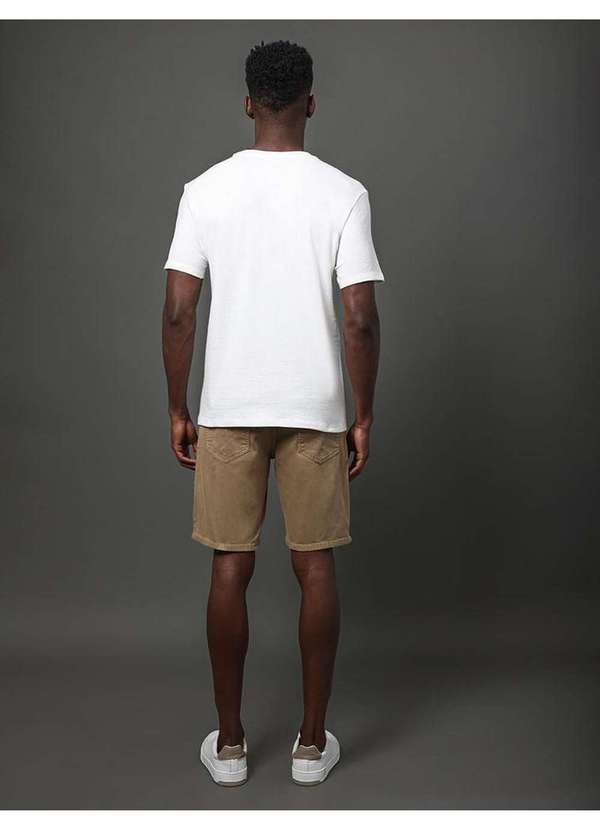 Calvin Klein Jeans - Camiseta Masculina Soft Calvin Klein Jeans - Off White Branco 2