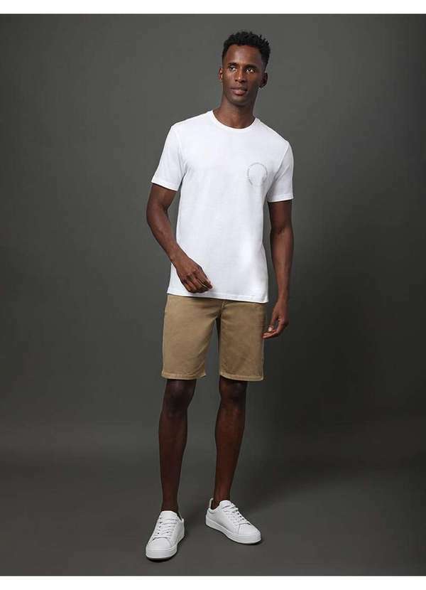 Calvin Klein Jeans - Camiseta Masculina Sunset & Sunrise Calvin Klein Jeans - Branco Branco