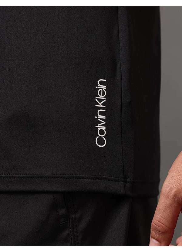 Calvin Klein Jeans - Camiseta Masculina Uv Calvin Klein Swimwear - Preto Preto