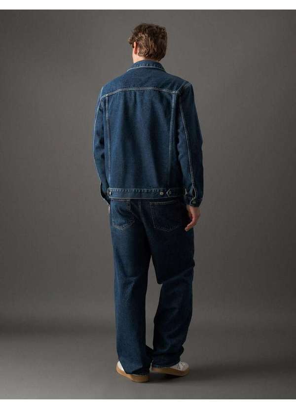 Calvin Klein Jeans - Jaqueta Jeans Masculina Trucker Calvin Klein Jeans - Marinho Azul 4