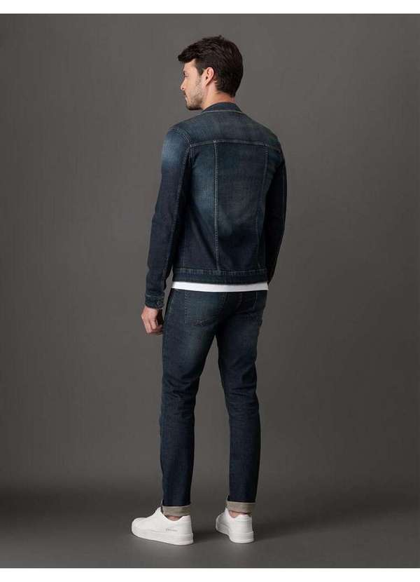 Calvin Klein Jeans - Jaqueta Jeans Masculina Trucker Calvin Klein - Marinho Azul 2