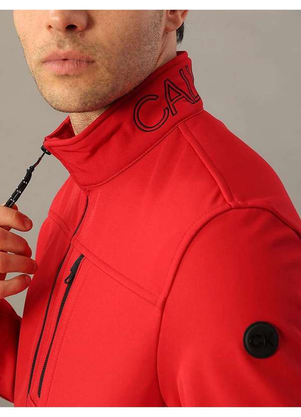 Calvin Klein Jeans - Jaqueta Masculina Basic Aquaguard Calvin Klein - Vermelho Vermelho 5