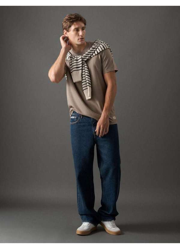 Calvin Klein Jeans - Tricot Masculino Listras Calvin Klein Jeans - Off White Branco 5