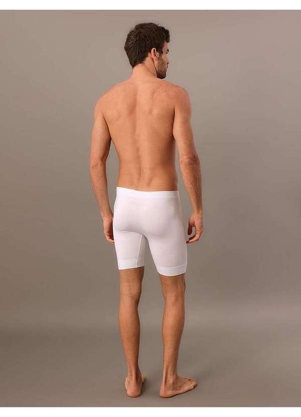 Calvin Klein Jeans - Cueca Long Boxer Intense Power Seamless Calvin Klein Underwear - Branco 4