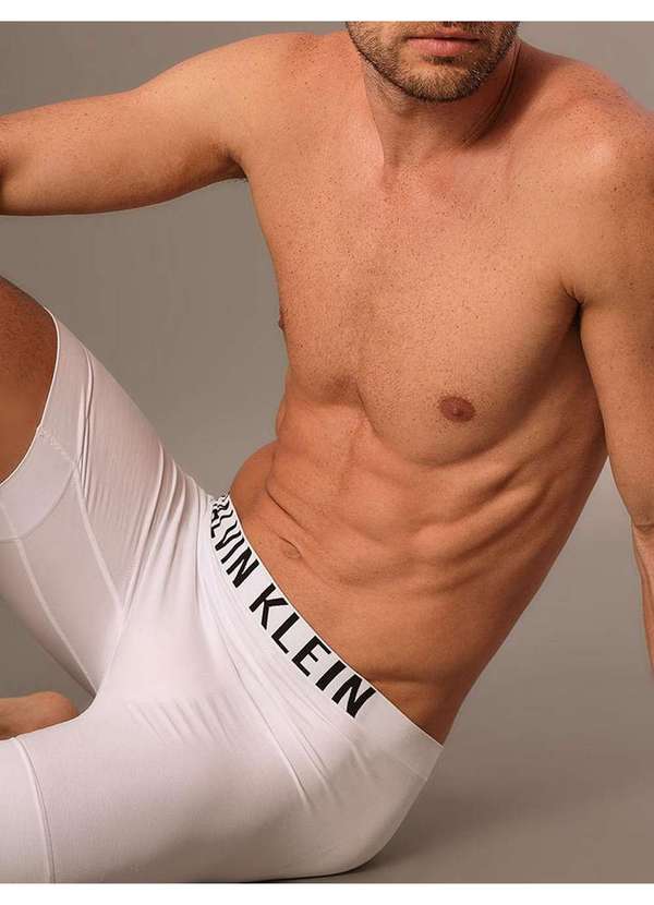 Calvin Klein Jeans - Cueca Long Boxer Intense Power Seamless Calvin Klein Underwear - Branco 5