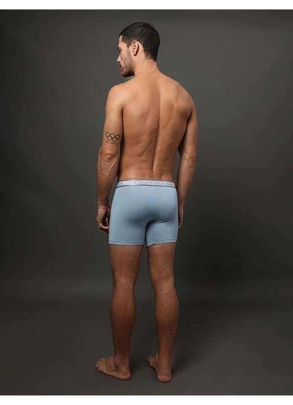 Calvin Klein Jeans - Cueca Boxer Modal Tonal Calvin Klein Underwear - Azul Claro Azul