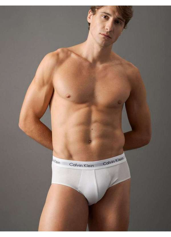 Calvin Klein Underwear - Cueca Brief de Modal Calvin Klein Underwear - Branco Branco