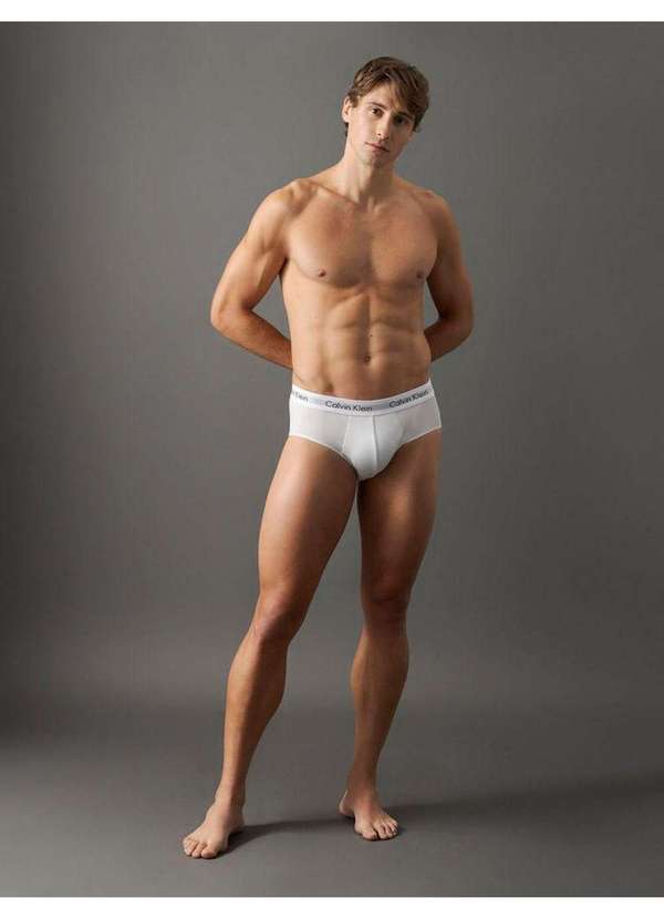 Calvin Klein Underwear - Cueca Brief de Modal Calvin Klein Underwear - Branco Branco 4